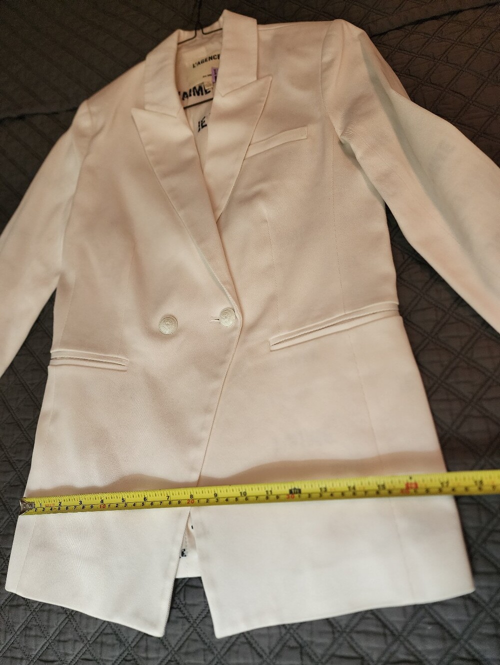 L'AGENCE NWOT COTTON TWILLOVERSIZED FIT BLAZER SIZE 4 - Picture 12 of 16